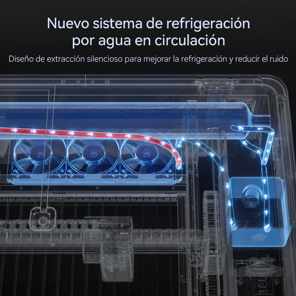 Cortadora láser de CO₂ iKier Master de 50 W