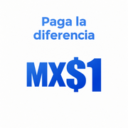 Solo hay que pagar la diferencia
